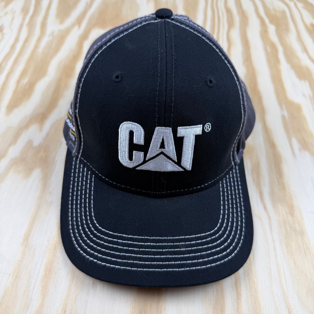 Caterpillar‎ CAT Next Generation Mini Excavators Hat Black Gray Snapback Cap
